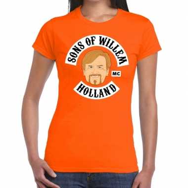 Oranje sons of willem t shirt dames