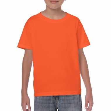 Set stuks oranje kinder t shirts grams % katoen, maat: (xl)