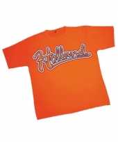 Holland baseball t shirt oranje kind