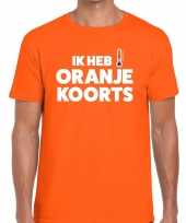 Koningsdag oranje koorts t-shirt oranje heren
