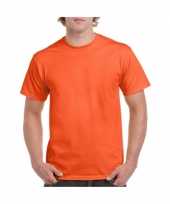 Set stuks oranje shirts voordelig maat s 10215920